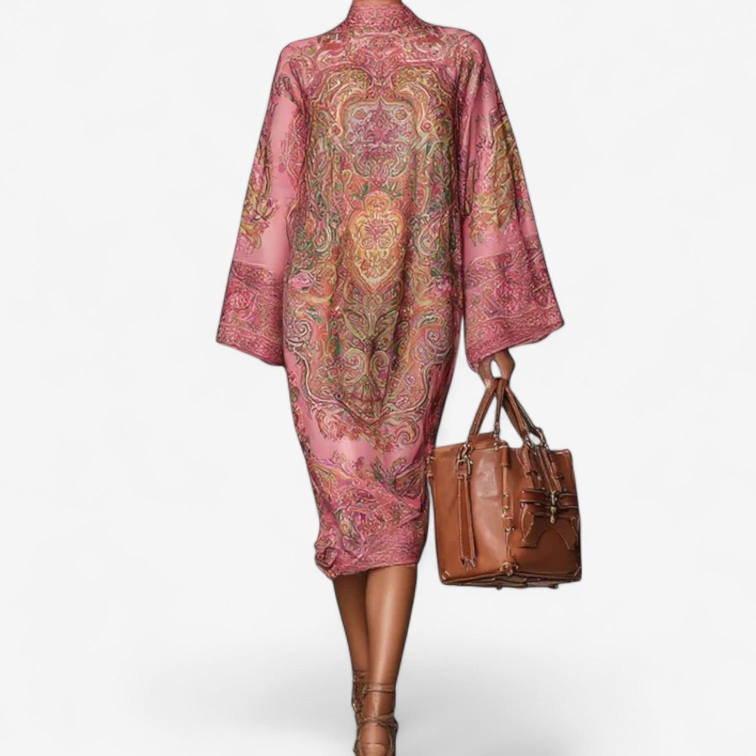 Robe Caftan Imprimée pour Femmes