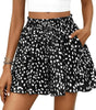Short Ample à Pois avec Taille Élastique pour Femme | Idéal pour l'Été