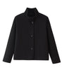 Veste Chic Boutonnée à Col Montant pour Femmes