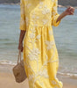 Robe Midi Brodée pour Femme | Idéale pour le Quotidien