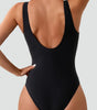 Maillot de Bain Une Pièce Sculptant pour Femme | Idéal pour la Natation