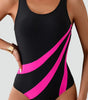Maillot de Bain Une Pièce Sculptant pour Femme | Idéal pour la Natation
