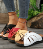 Sandales Ouvertes avec Lacets Réglables pour Femmes