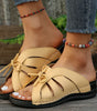 Sandales Ouvertes avec Lacets Réglables pour Femmes