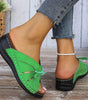Sandales Ouvertes avec Lacets Réglables pour Femmes