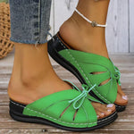 Sandales Ouvertes avec Lacets Réglables pour Femmes
