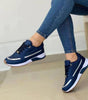 Basket Running Légère et Respirante en Tissu à Lacets pour Femme