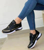 Basket Running Légère et Respirante en Tissu à Lacets pour Femme