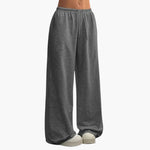 Pantalon Large pour Femmes à Taille Élastique