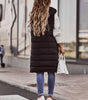 Gilet Matelassé Mi-Long pour Femmes