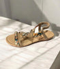 Sandales Plates Design Tressé pour Femmes