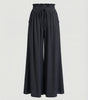 Pantalon Palazzo Fluide et Large à Taille Haute pour Femme