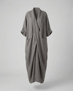 Robe Longue en Lin Moulante avec Poches pour Femme | Idéale pour les Vacances