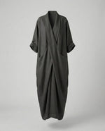 Robe Longue en Lin Moulante avec Poches pour Femme | Idéale pour les Vacances
