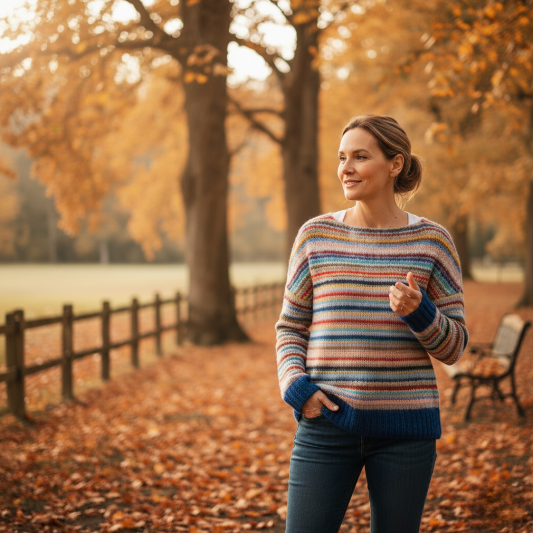 Pull-over tricoté pour Femme