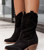 Bottines Western à Talon Carré pour Femmes