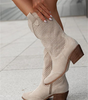 Bottines Western à Talon Carré pour Femmes