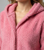 Veste Polaire Teddy à Capuche pour Femme