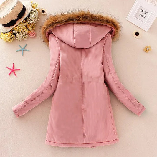 Parka Douillette à Capuche pour Femmes