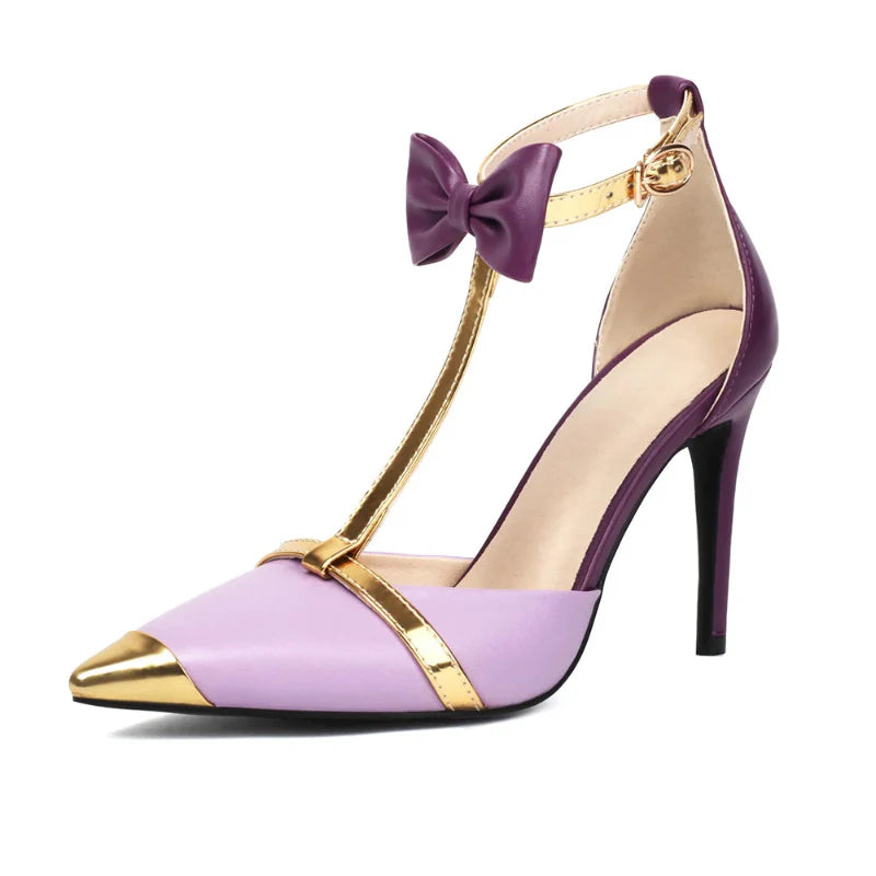 Escarpins Talon Aiguille Pointe Affilée pour Femmes