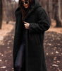 Manteau d'Hiver Long à Capuche pour Femmes