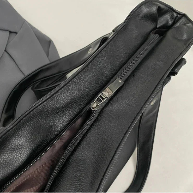 Grand Sac à Main en Cuir Souple pour Femmes