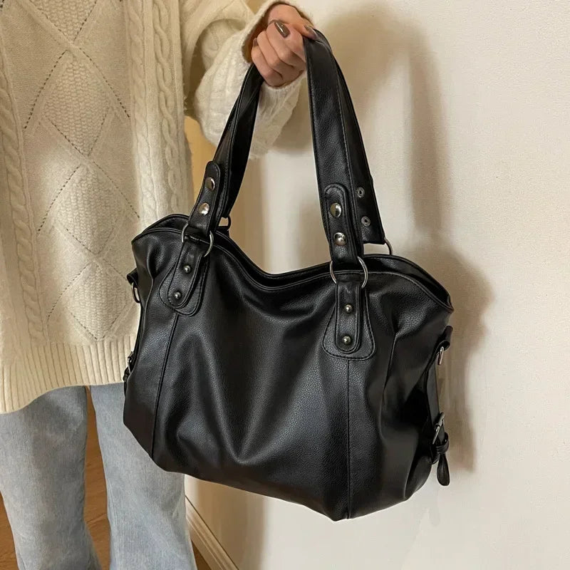 Grand Sac à Main en Cuir Souple pour Femmes