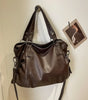 Grand Sac à Main en Cuir Souple pour Femmes