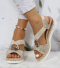 Sandales Confortables à Talon Compensé pour Femmes