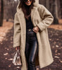 Manteau d'Hiver Long à Capuche pour Femmes