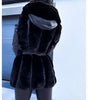 Manteau en Faux Cuir pour Femmes