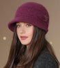 Chapeau Cloche Tricoté Chaud pour Femme