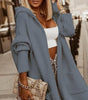 Manteau Long Tendance à Manches Longues pour Femmes