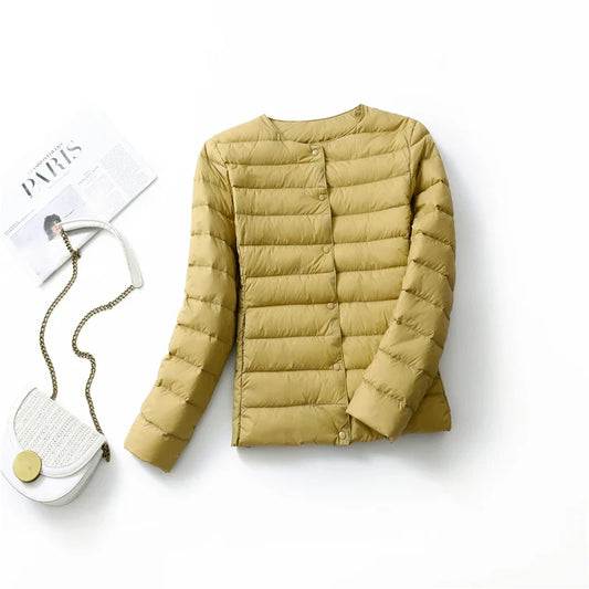 Doudoune ultra légère en nylon pour Femme