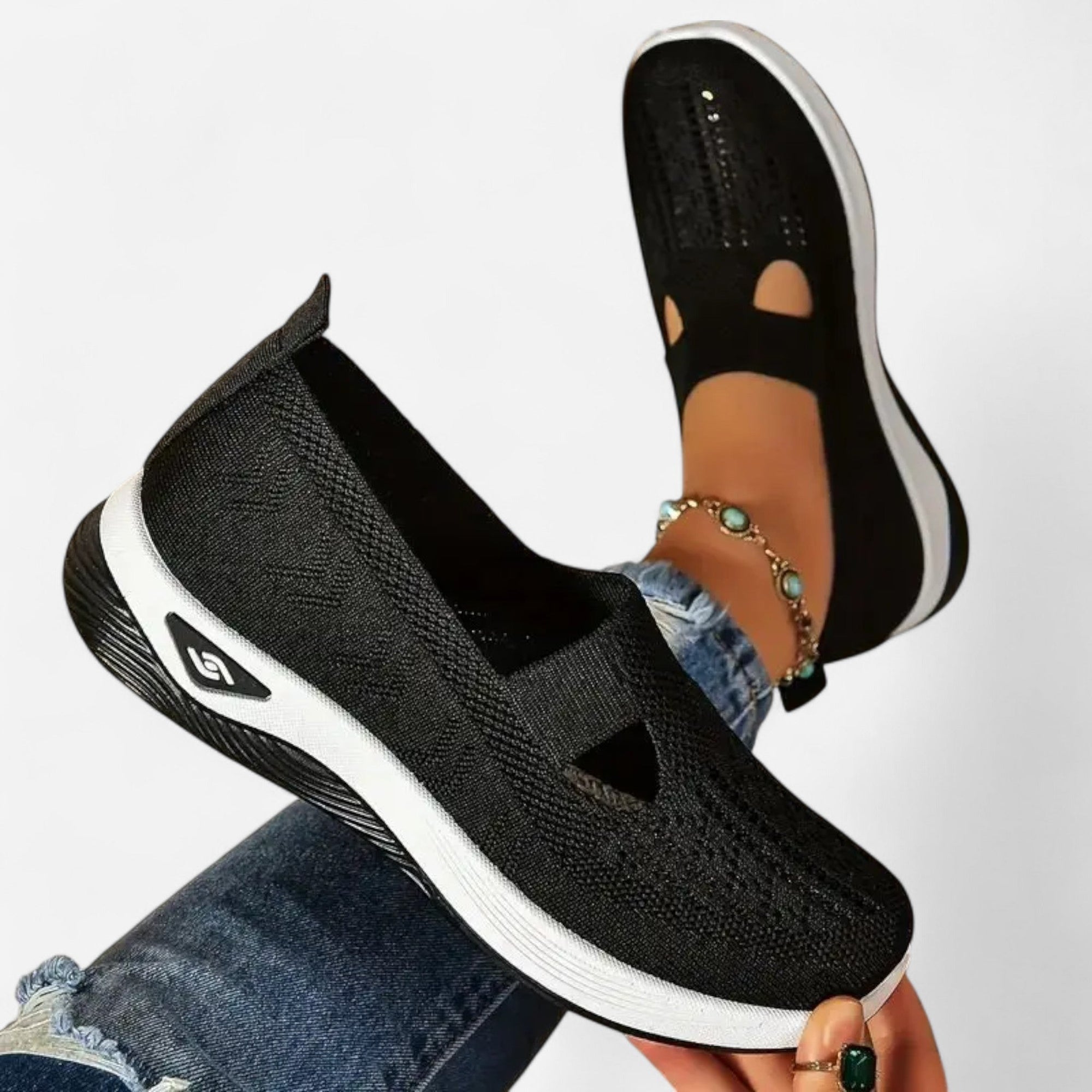 Chaussures Slip-On en Mesh pour Femmes
