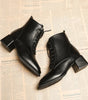 Bottes Cheville à Lacets pour Femmes