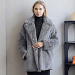 Veste en Fausse Fourrure Élégante pour Femmes