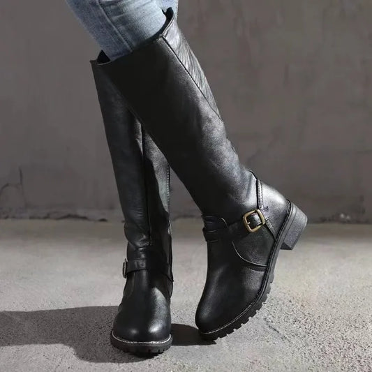 Elegant Leather Orthopedic Boots for Women