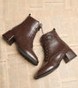 Bottes Cheville à Lacets pour Femmes