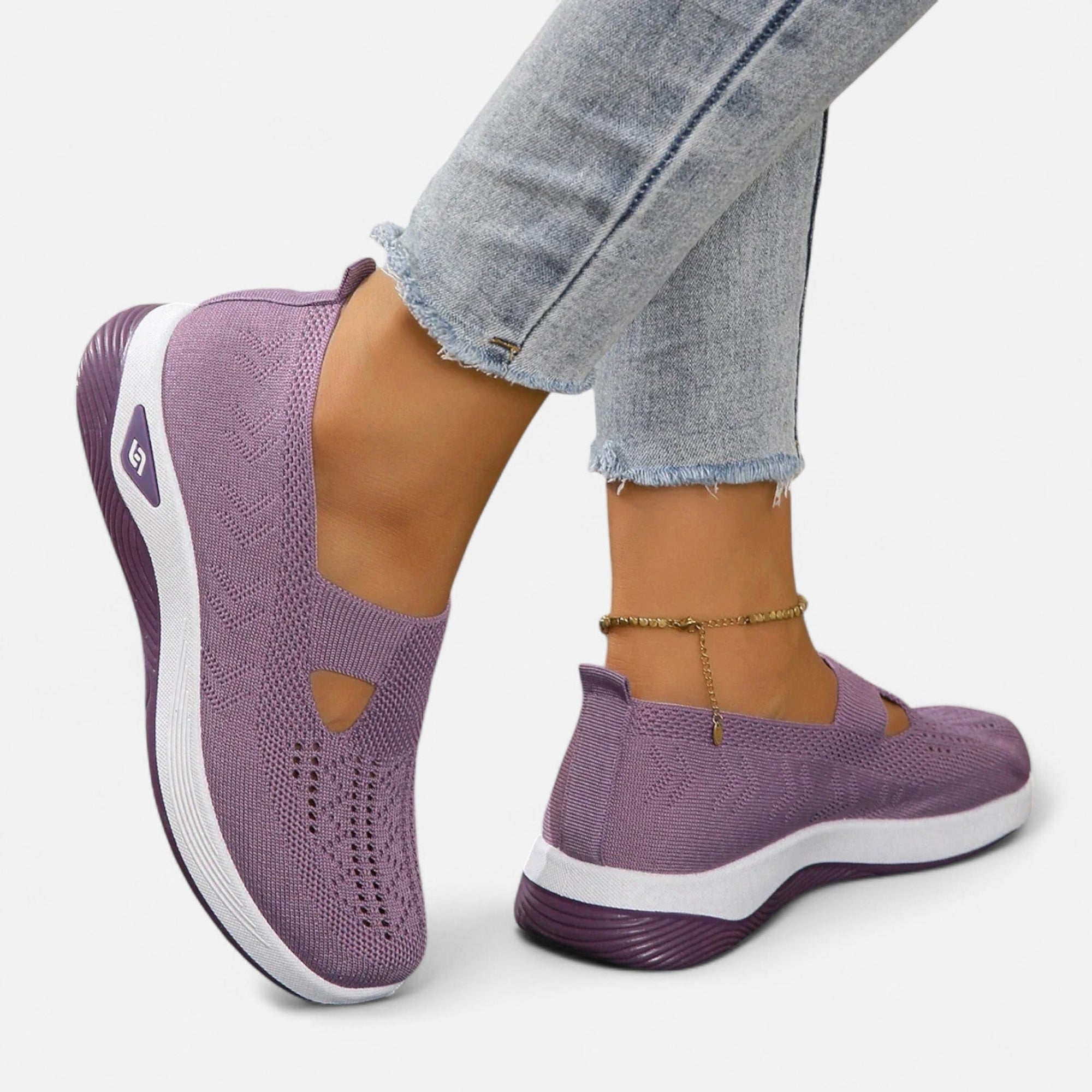 Chaussures Slip-On en Mesh pour Femmes