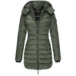 Parka Long Hiver à Capuche pour Femmes