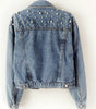 Veste en Jean Perles Stylées pour Femmes