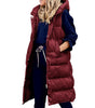 Veste à Capuche Longue Casual pour Femmes
