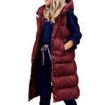 Veste à Capuche Longue Casual pour Femmes