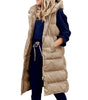 Veste à Capuche Longue Casual pour Femmes