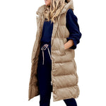 Veste à Capuche Longue Casual pour Femmes