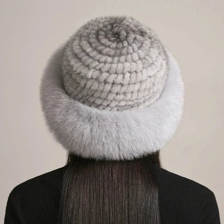 Chapeau d'Hiver en Fausse Fourrure pour Femmes