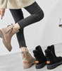 Bottine Hiver Fourrée en Suédine pour Femme