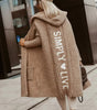 Manteau Long Tendance à Manches Longues pour Femmes