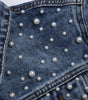 Veste en Jean Perles Stylées pour Femmes